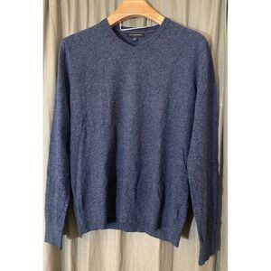 Banana Republic Mens Blue V Neck Long Sleeve Sweater Size Large